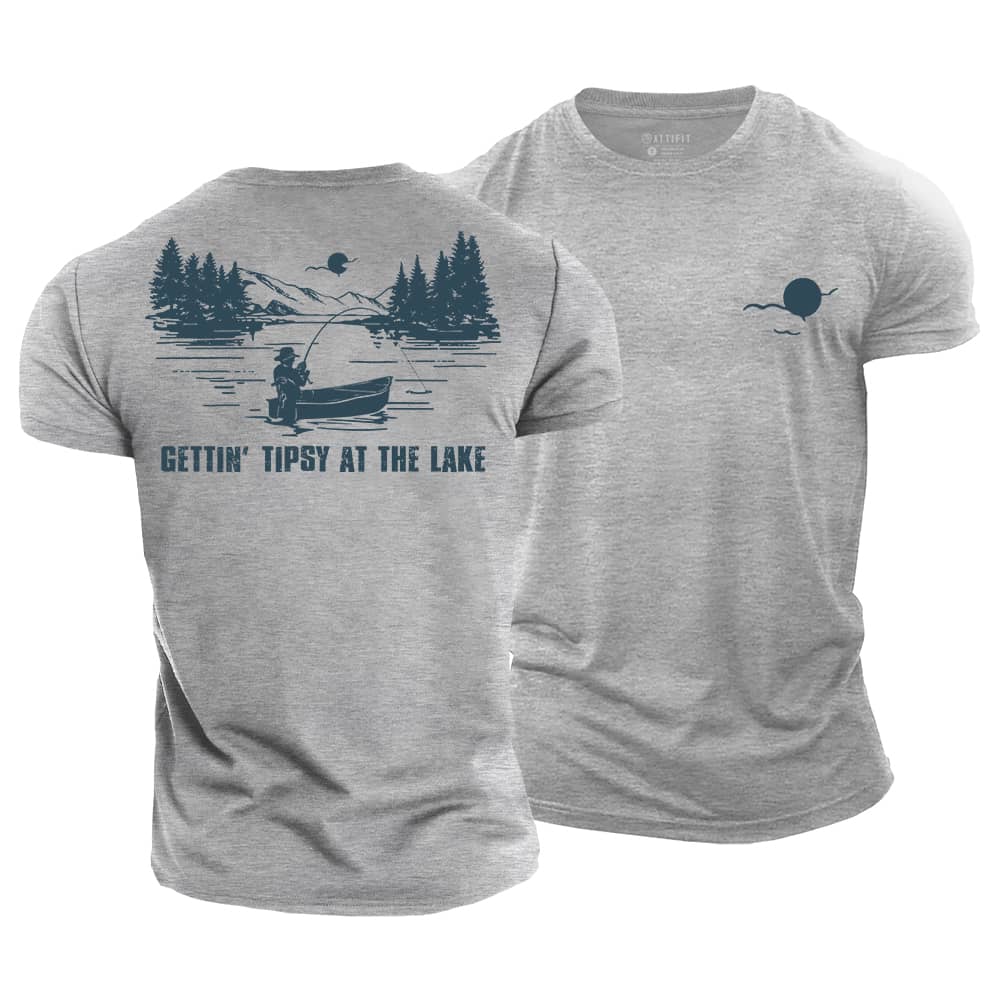 Lake Tipsy Cotton T-Shirt