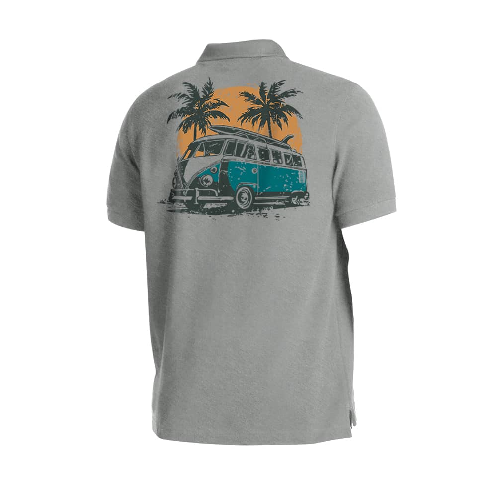 Bus Vacation Polo Shirt