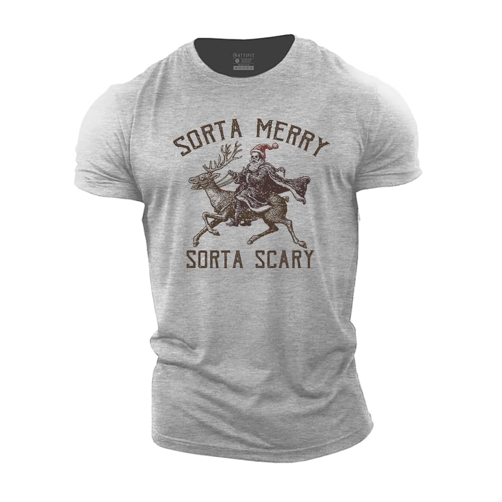 Merry And Scary Cotton T-Shirt