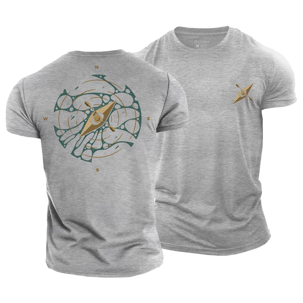 Adventure Compass Cotton T-Shirt
