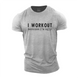 I Workout Cotton T-Shirt