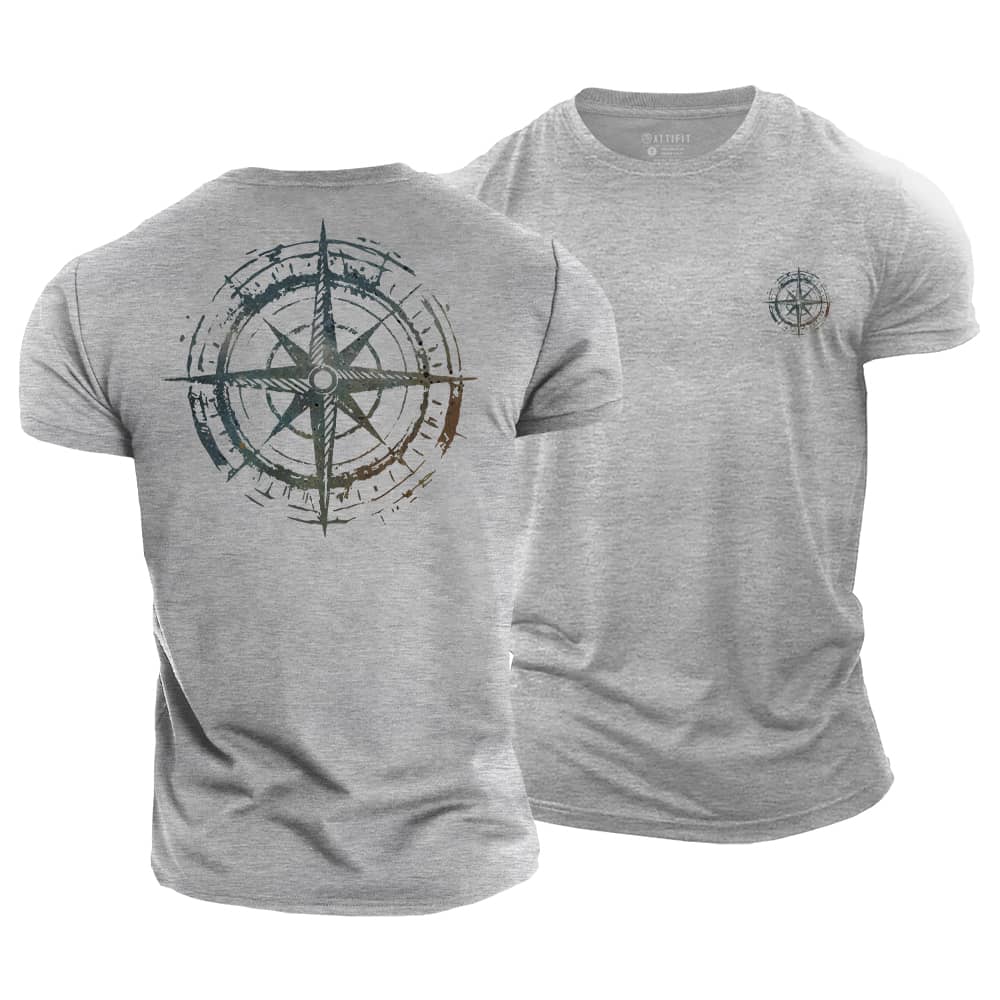 Outdoor Compass Cotton T-Shirt