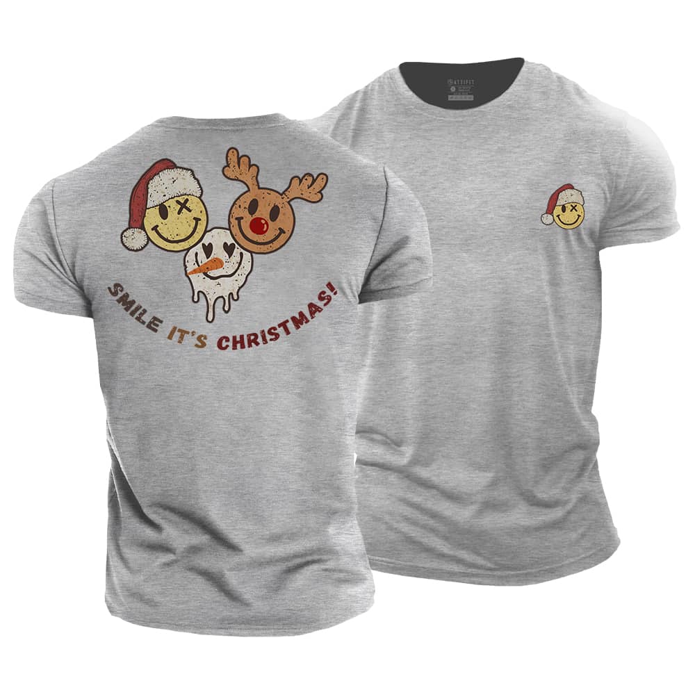 Smile At Christmas Cotton T-Shirt