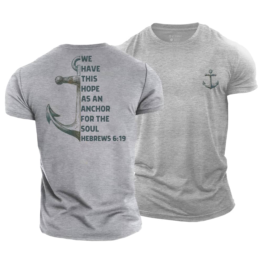 Hope As Anchor Cotton T-Shirt