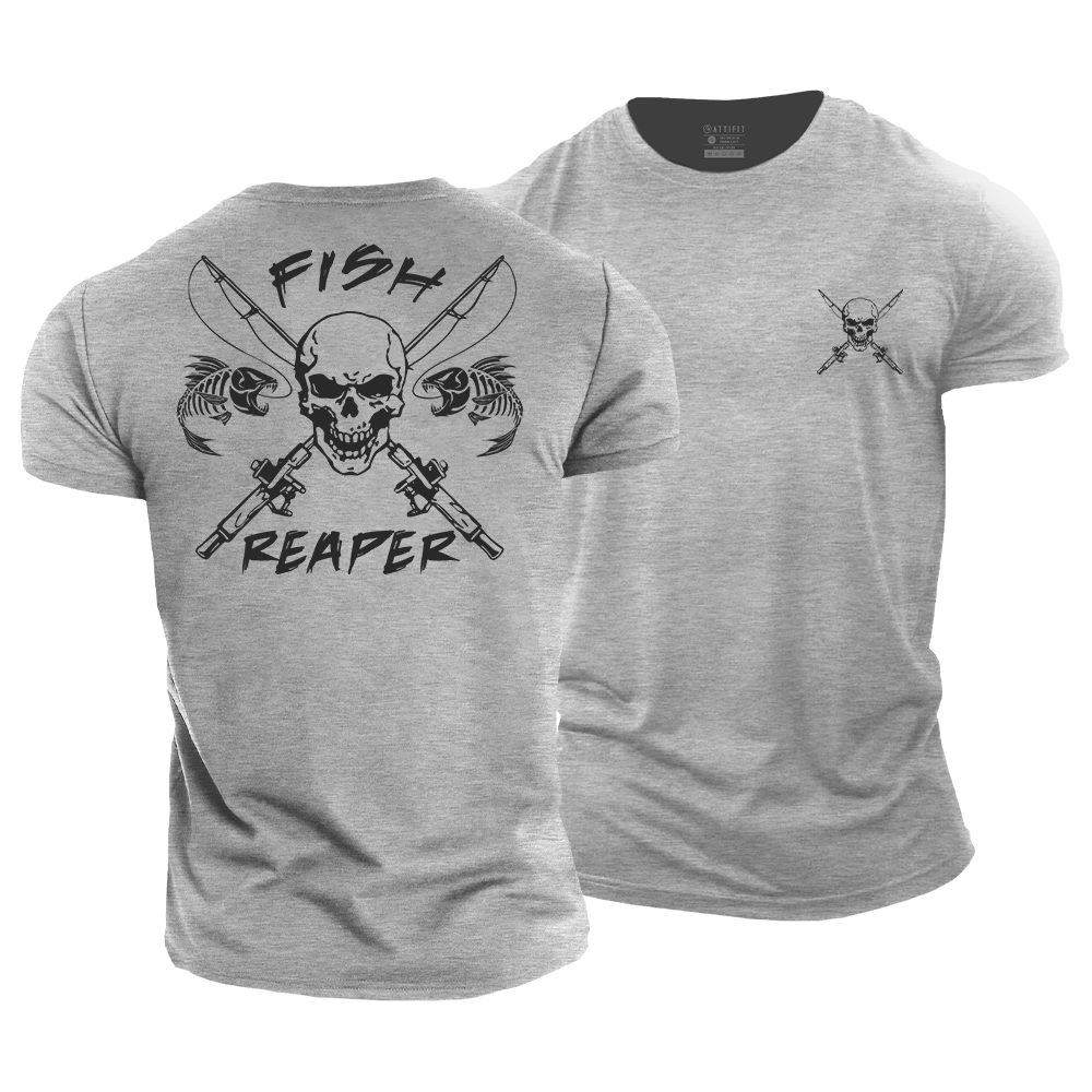 Fish Reaper Cotton T-Shirt