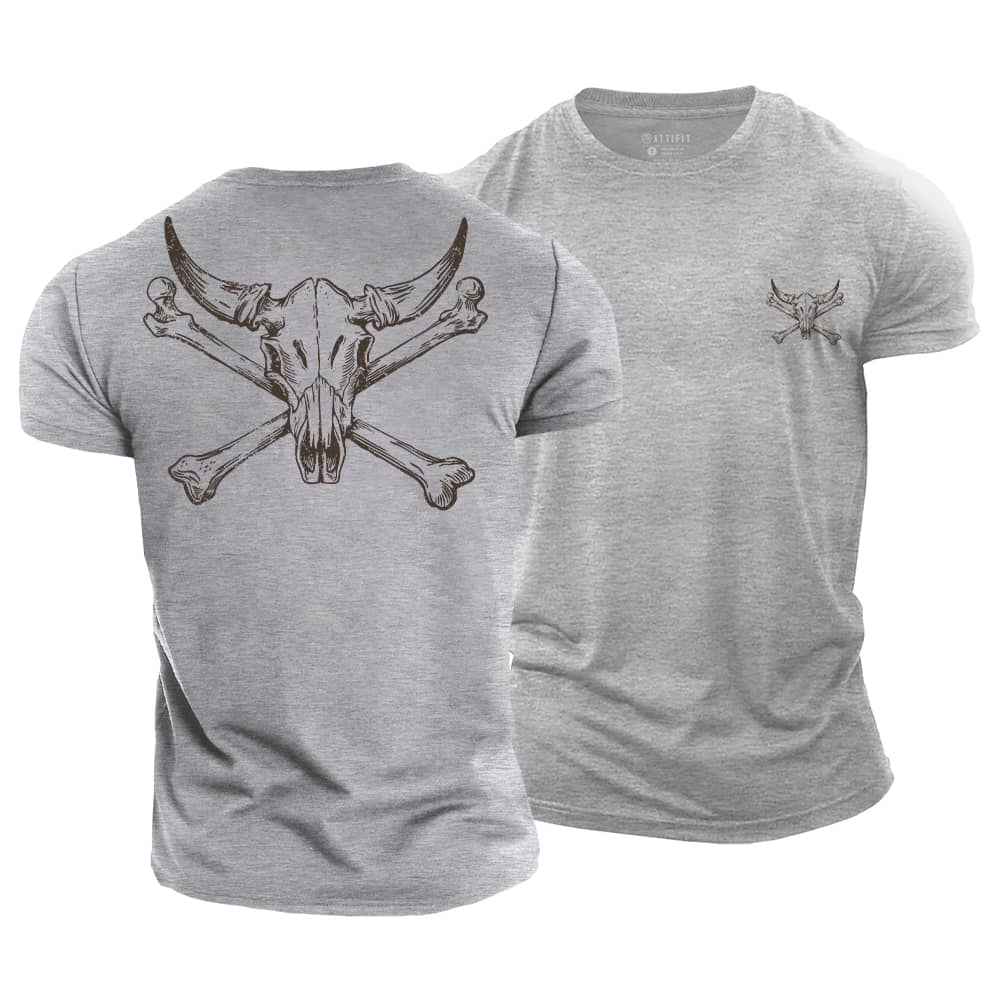 Bull Bones Cotton T-Shirt