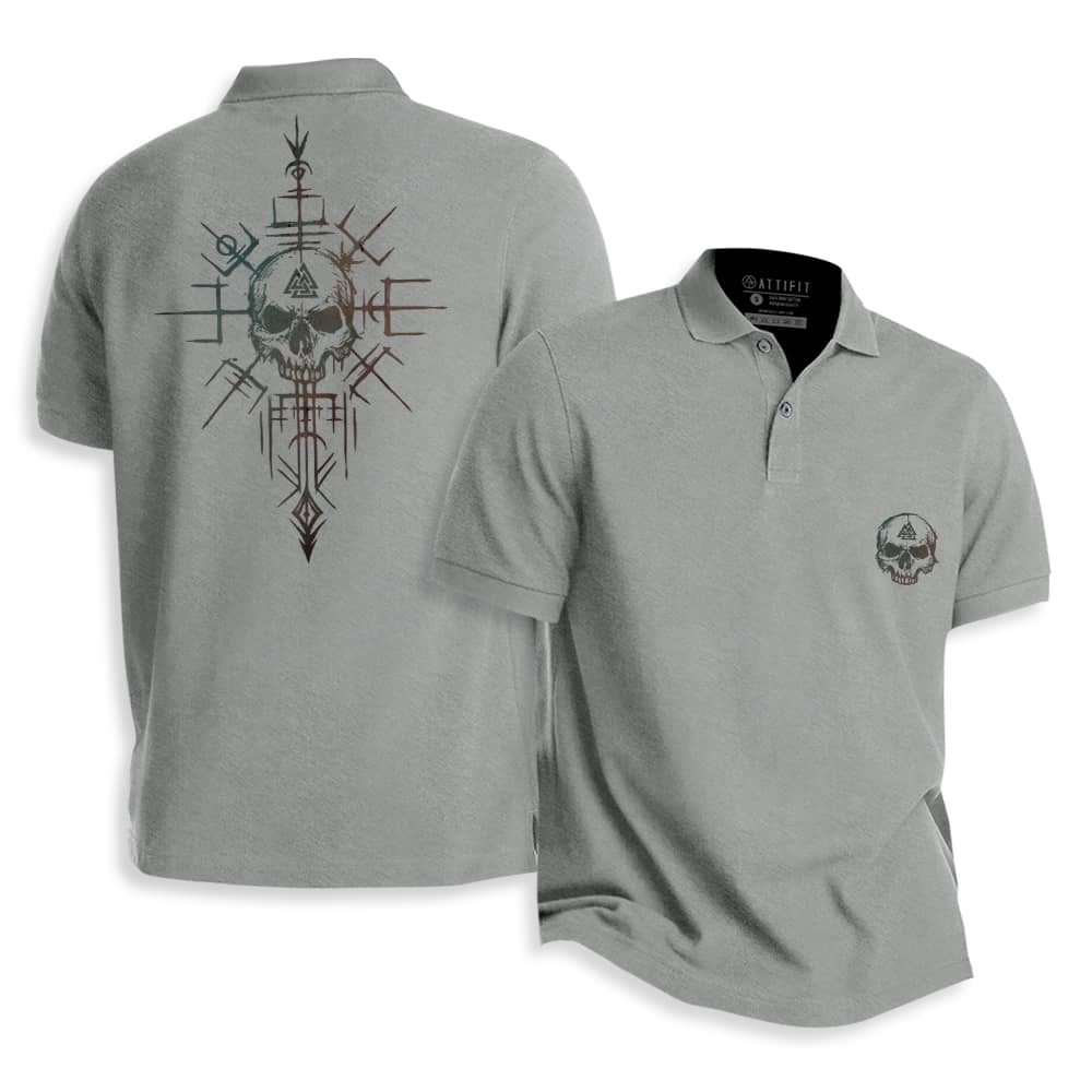 Skull Viking Polo Shirt