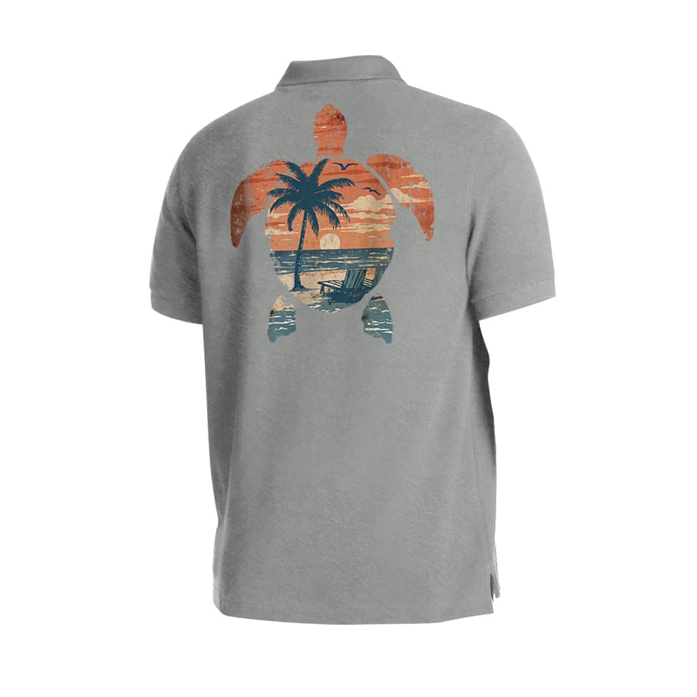 Colorful Turtle Polo Shirt
