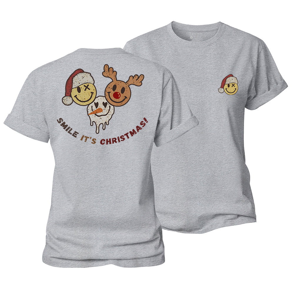 Smile At Christmas Women's Cotton T-Shirt