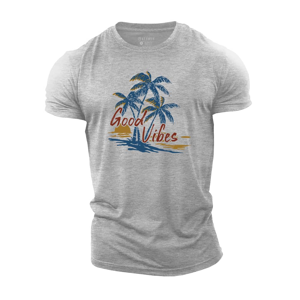 Good Vibes Palm Cotton T-Shirt