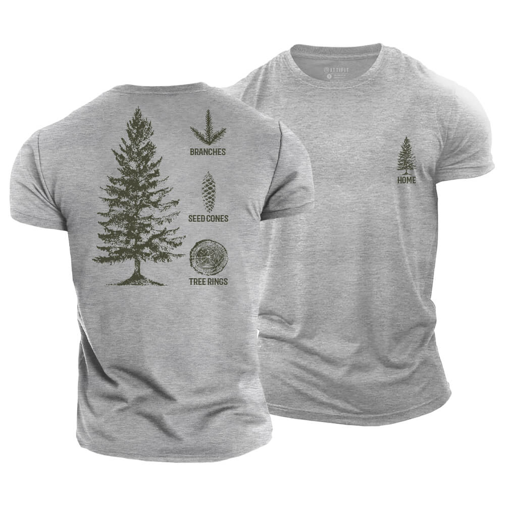 Home Tree Cotton T-Shirt