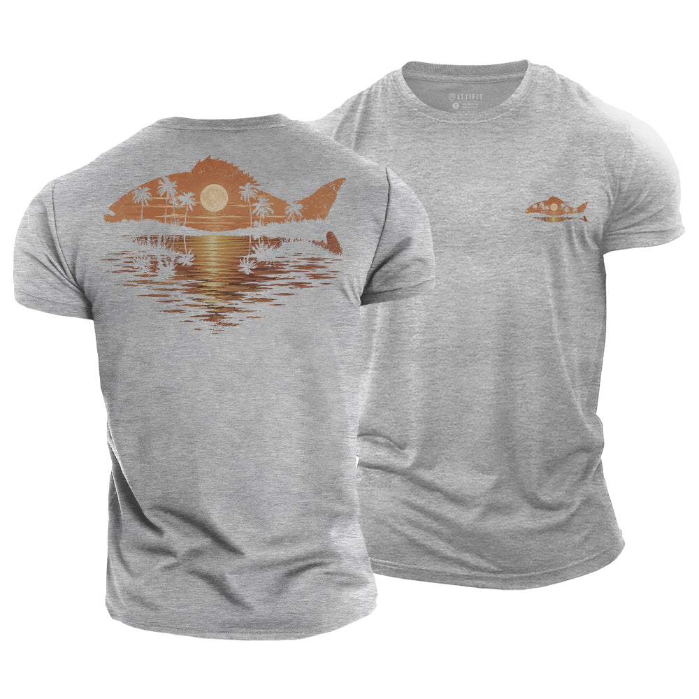 Sunset Current Cotton T-Shirt