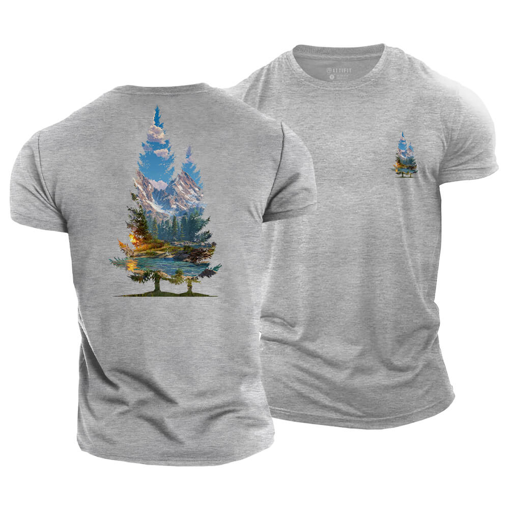 Scenic Tree Cotton T-Shirt