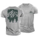 Mountain Tree Silhouette Cotton T-Shirt