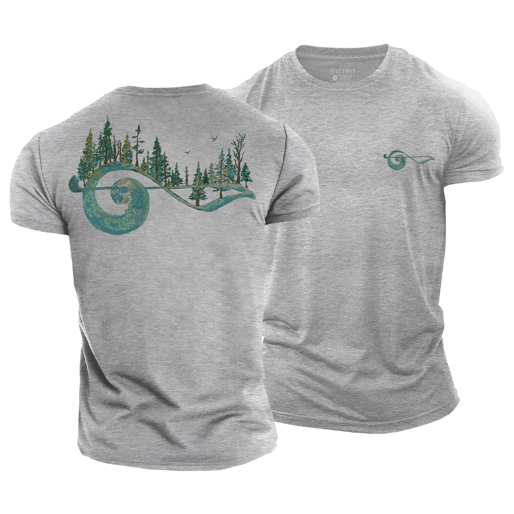 Forest Music Cotton T-Shirt
