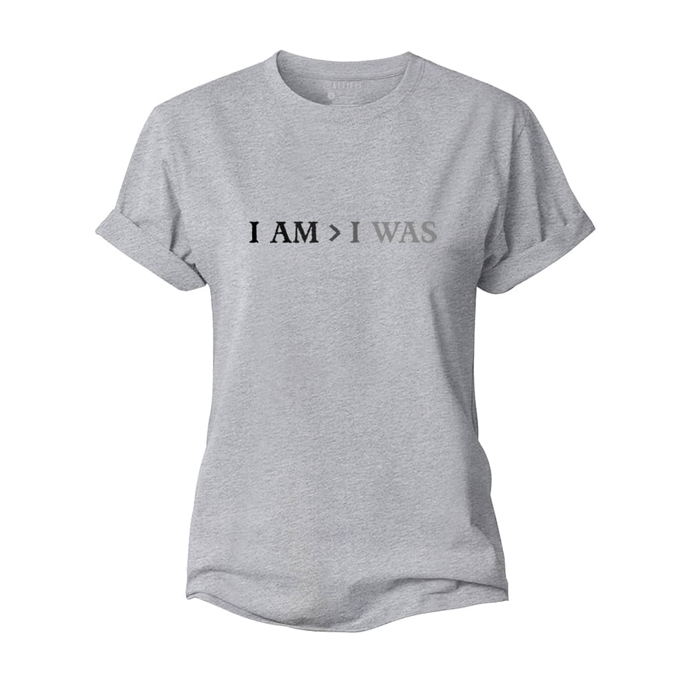 I Am > I Was Women's Cotton T-Shirt