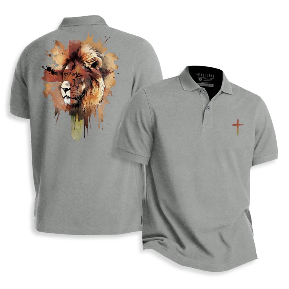 Lion And Cross Polo Shirt