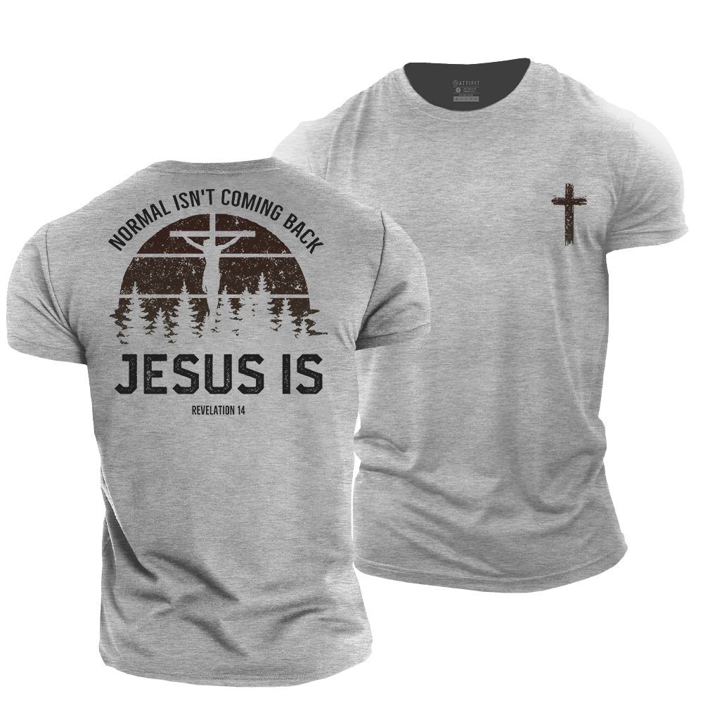 Normal Isn't Coming Back, Jesus Is Cotton T-Shirt
