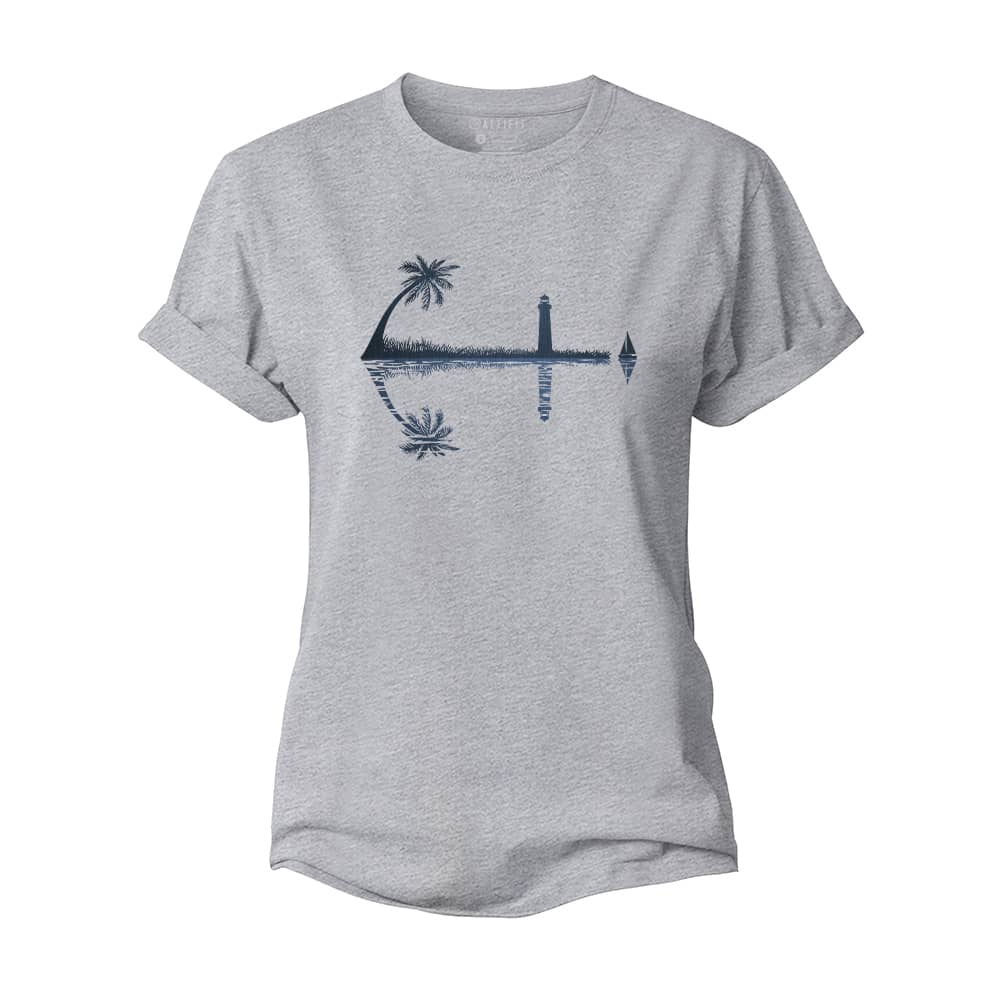 Palm Anchor Women's Cotton T-Shirt
