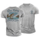 Gone Fishing Cotton T-Shirt