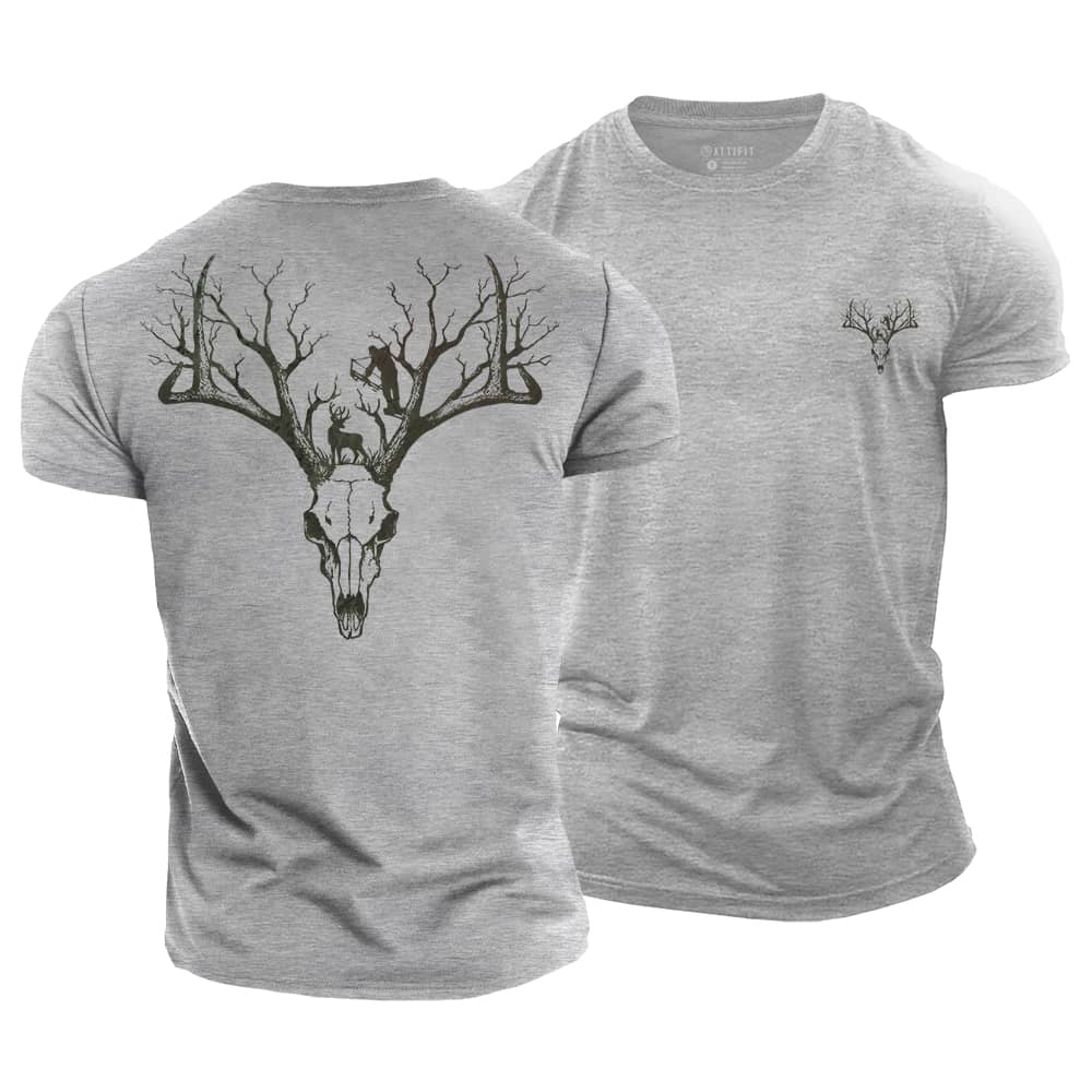 Hunt Deer Cotton T-Shirt