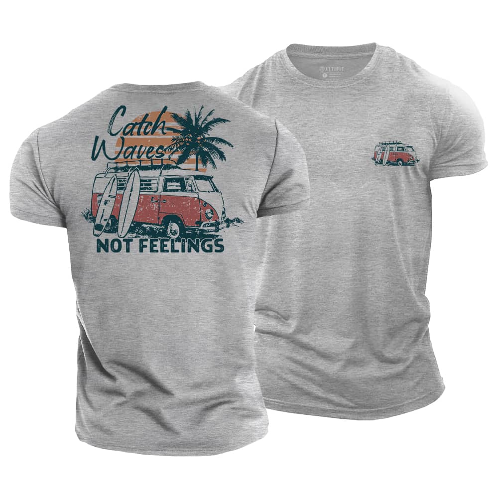 Catch Waves Cotton T-Shirt
