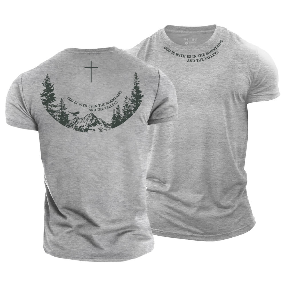 God Is With Us Cotton T-Shirt