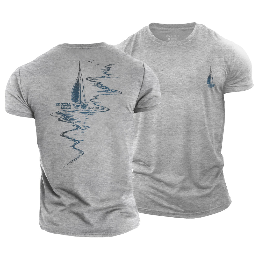 He Still Leads Cotton T-Shirt