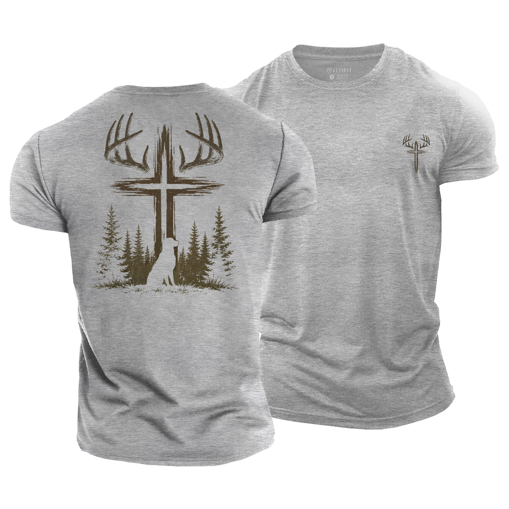 Hunting Faith Cotton T-Shirt