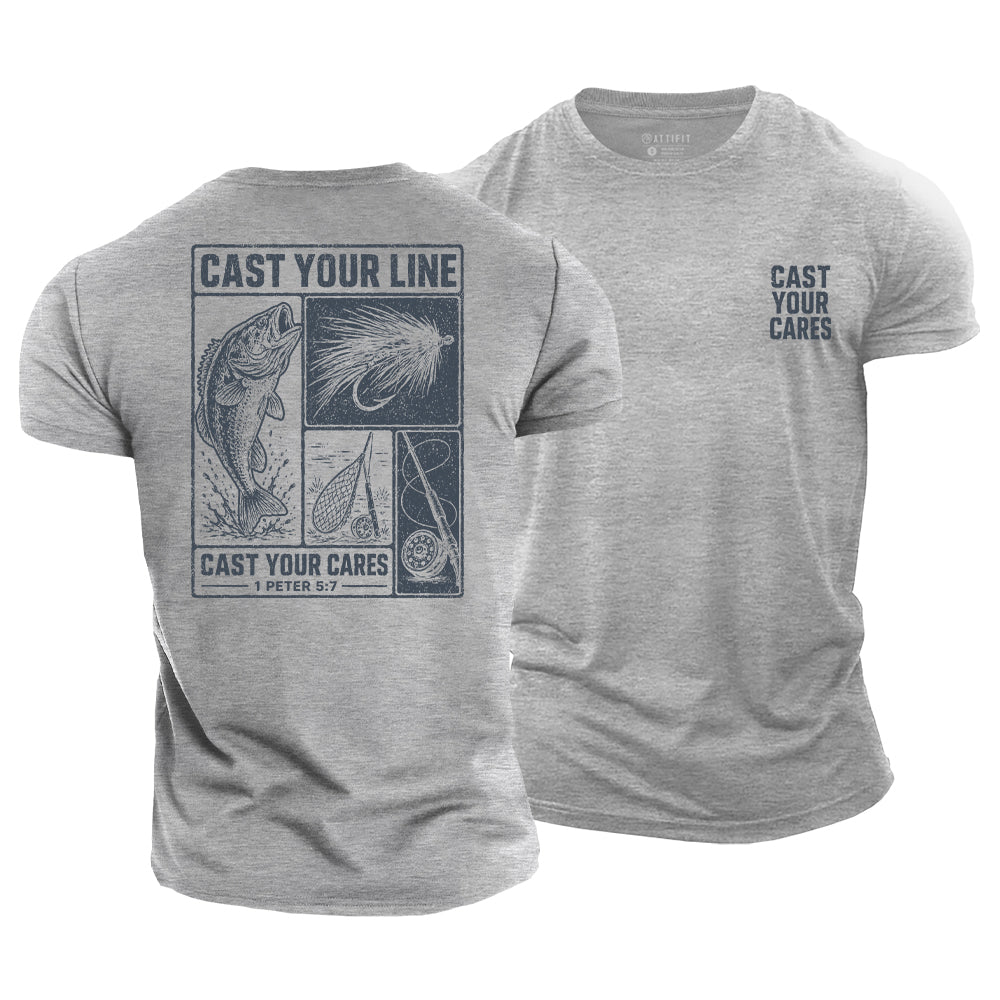 1 Peter 5:7 Cotton T-Shirt