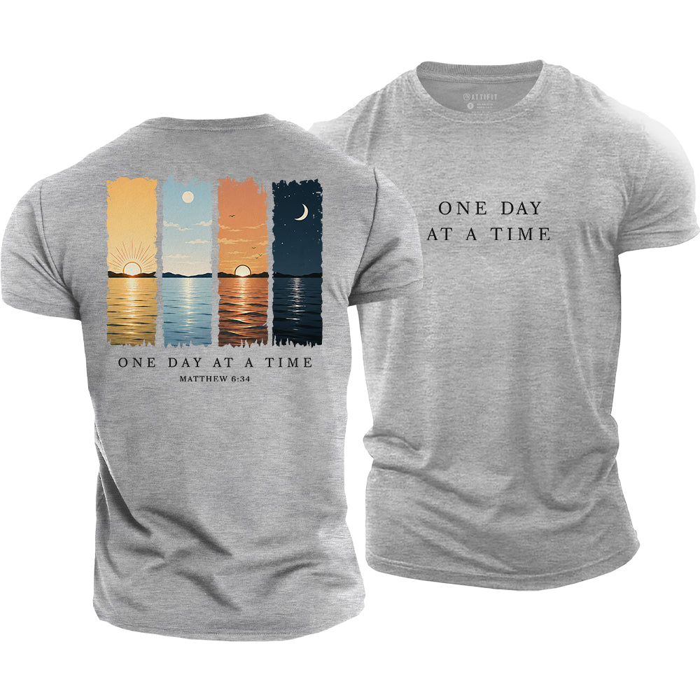 One Day At A Time Cotton T-Shirt