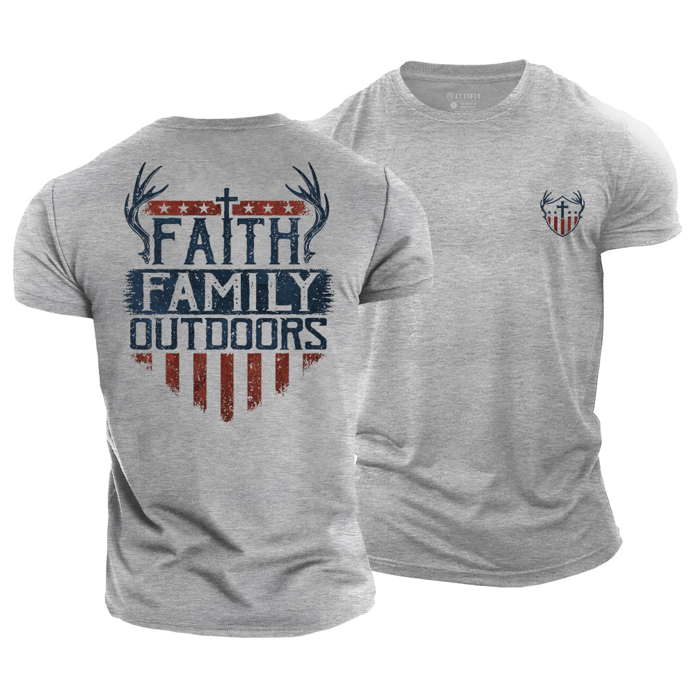 Faith Family Outdoor Cotton T-Shirt
