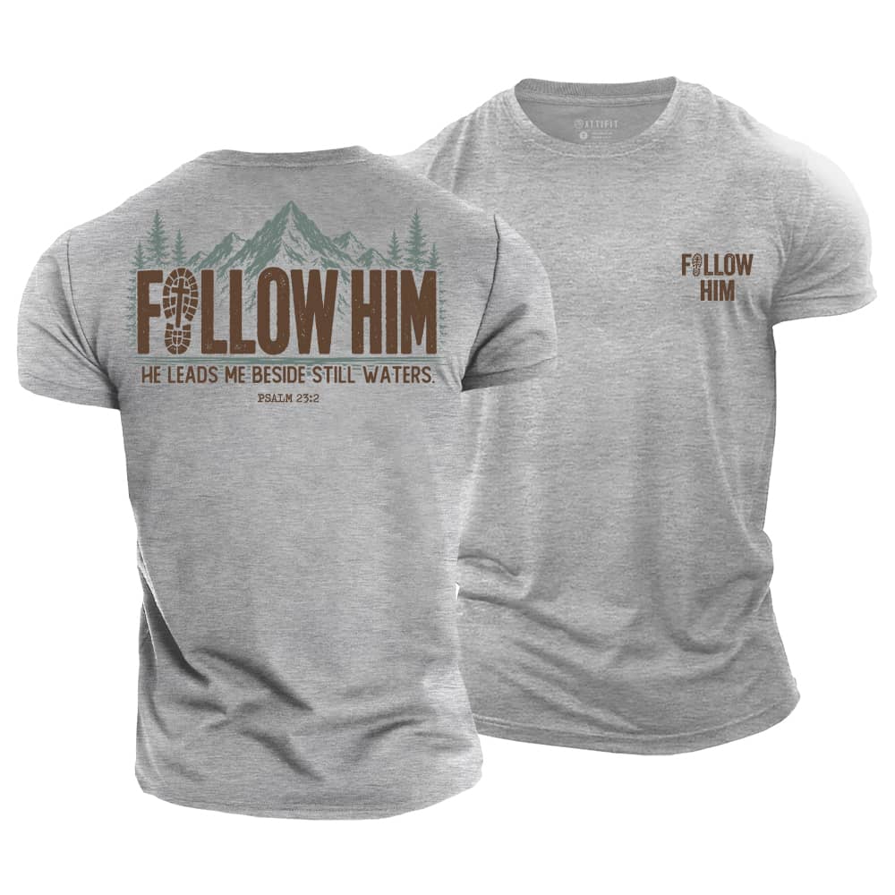 Follow Him Cotton T-Shirt