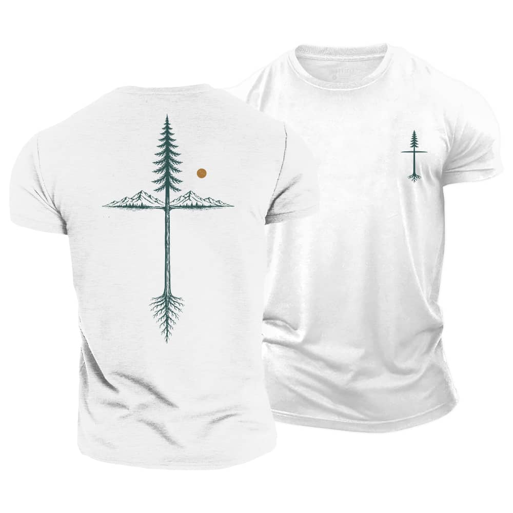 Nature Cross Cotton T-Shirt