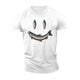 Happy Angler Smile Cotton T-Shirt