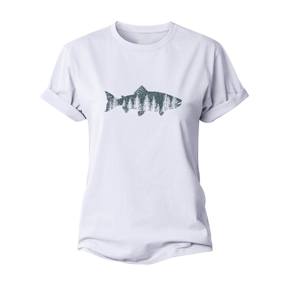 Fish Of The Forest Women's Cotton T-Shirt