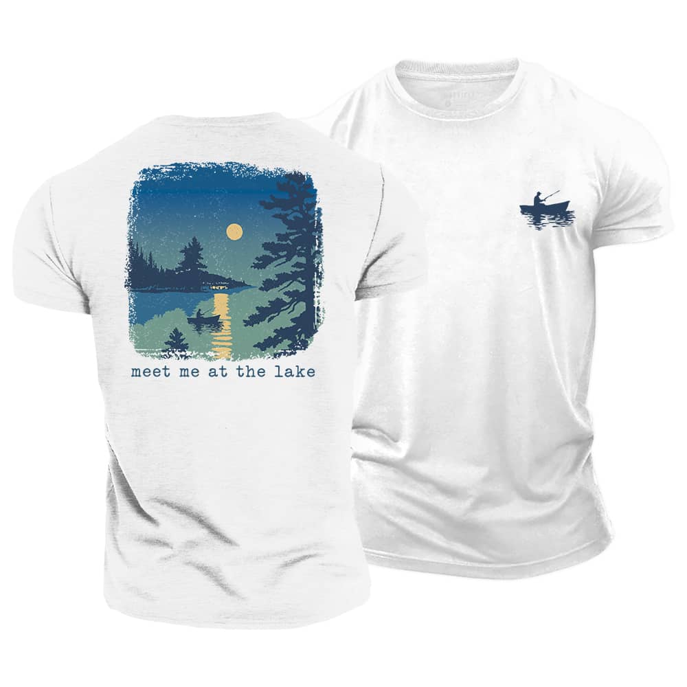 Meet Me At The Lake Cotton T-Shirt