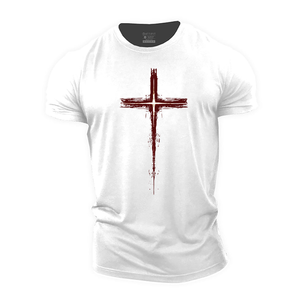 Light of Cross Cotton T-Shirt