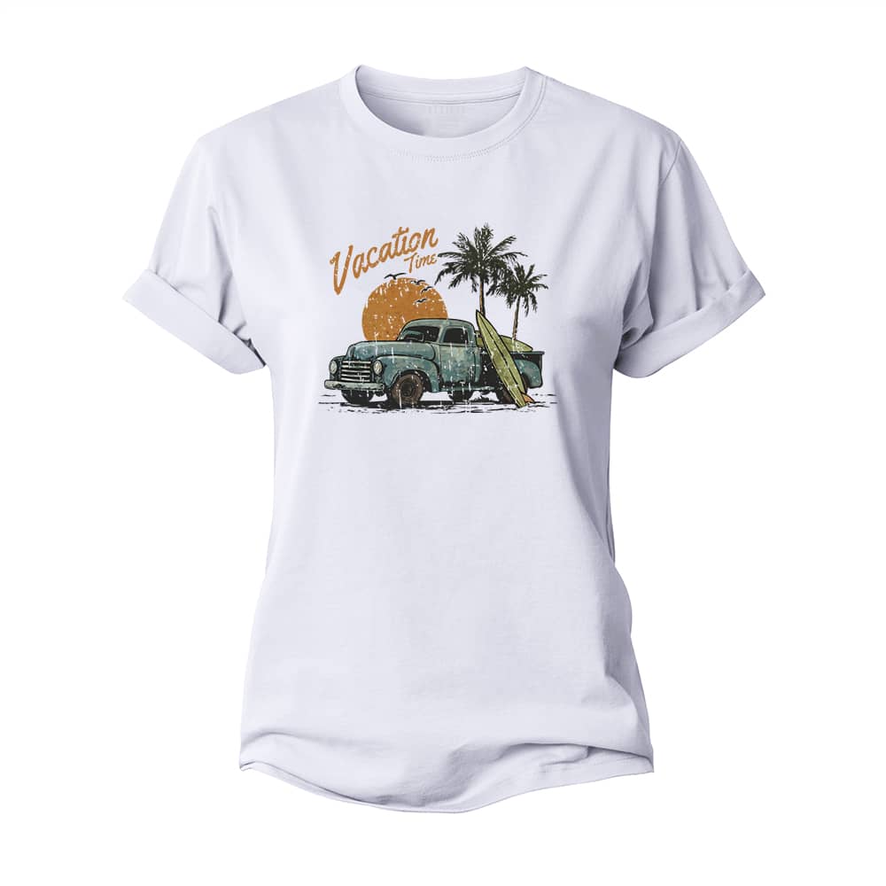Vacation Time Women's Cotton T-Shirt
