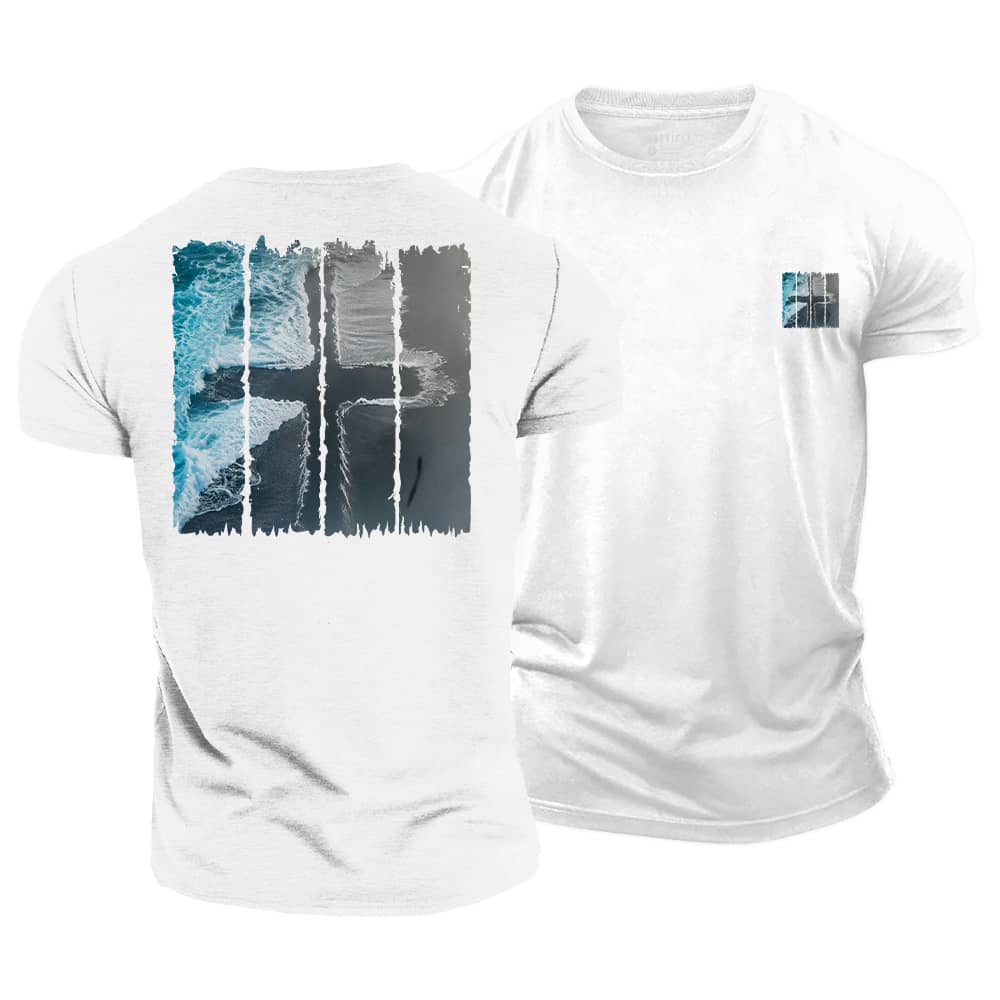 Tidal Divide Cotton T-Shirt