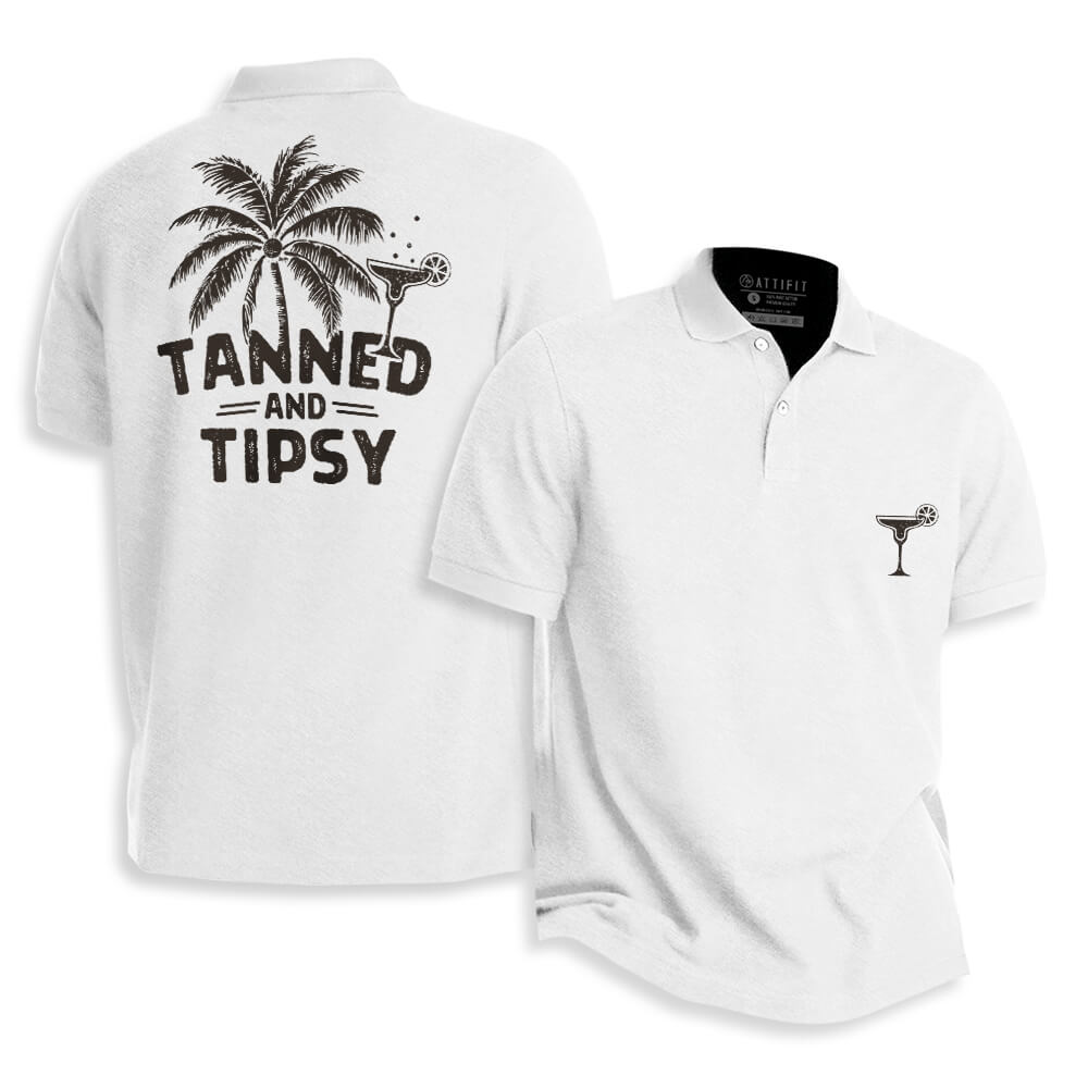 Tanned And Tipsy Polo Shirt
