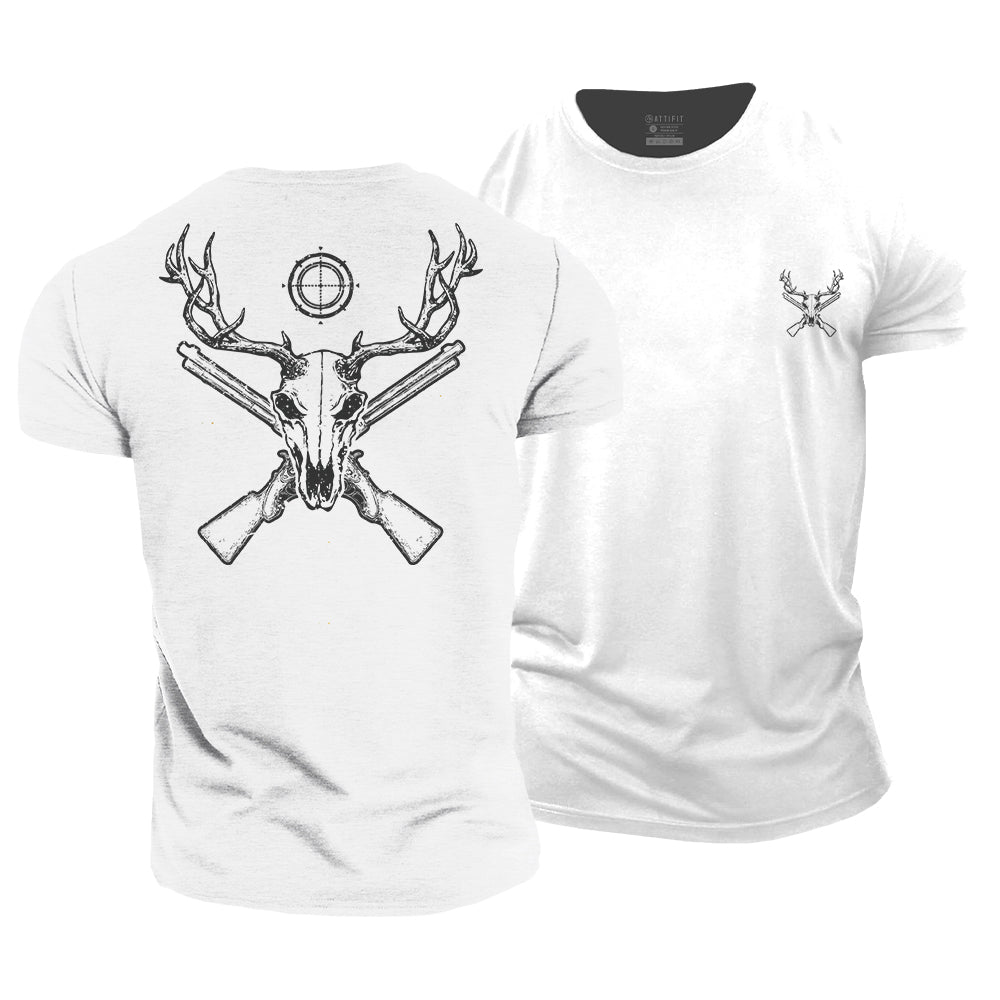 Hunt Deer Cotton T-Shirt