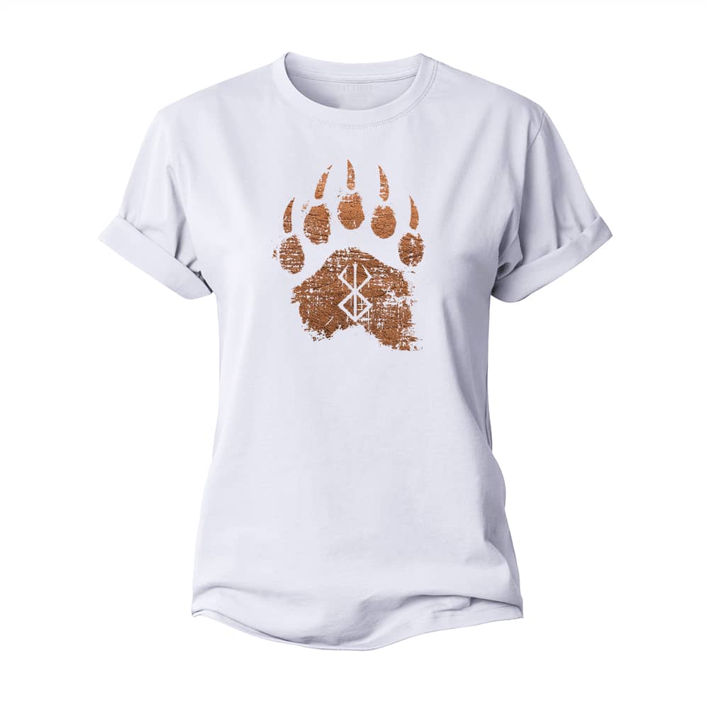 Berserker Rune Bears Paw Women's Cotton T-Shirt