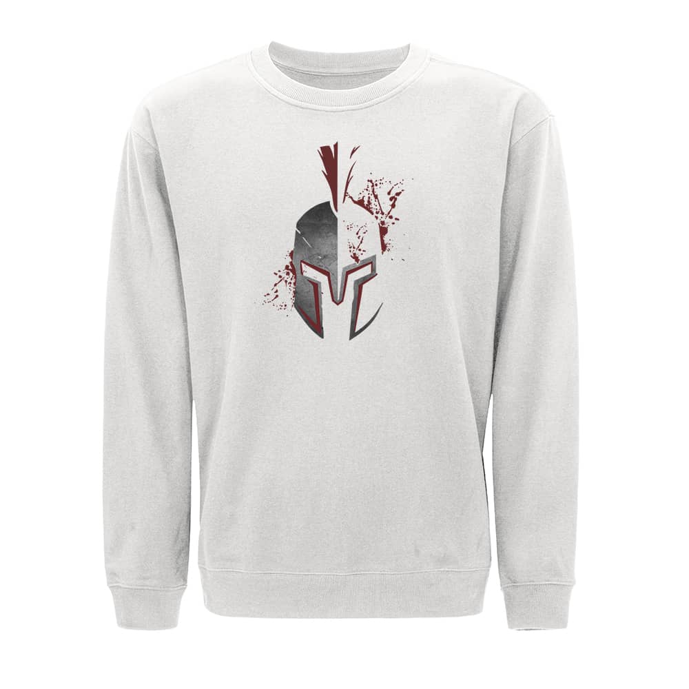 Cool Spartan Helmet Crewneck Sweatshirt