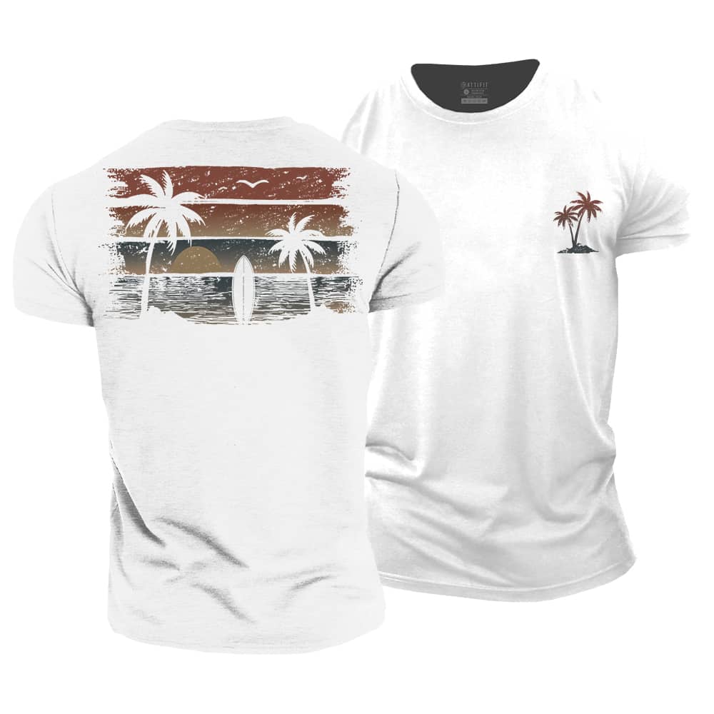 Sunrise Seaside Cotton T-Shirt