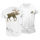 Moose Forest Cotton T-Shirt