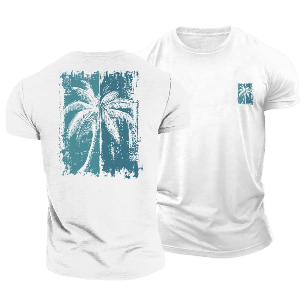 Palm Silhouette Cotton T-Shirt
