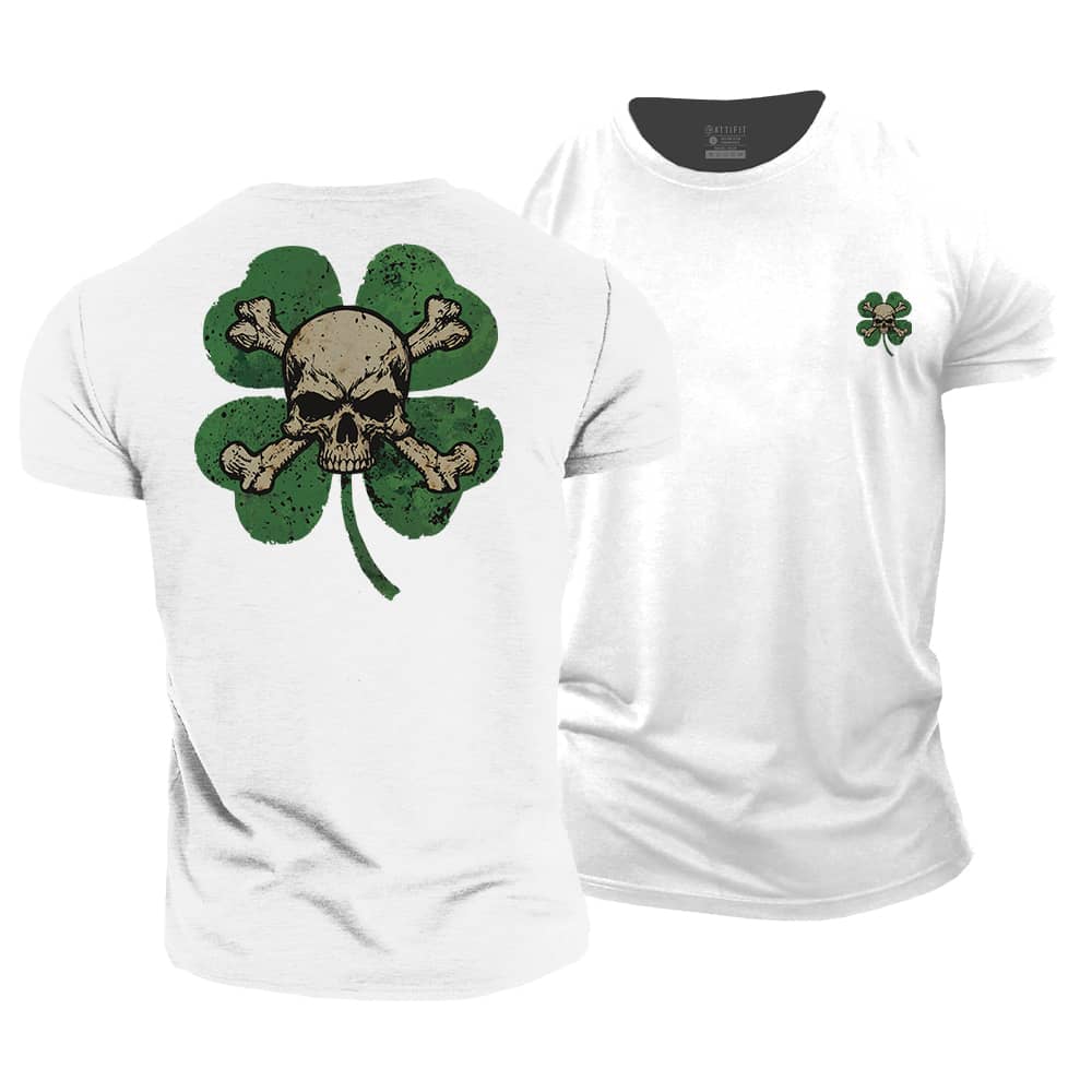 Lucky Skull Cotton T-Shirt