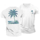 Palm Drift Cotton T-Shirt