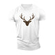 Elk Silhouette Cotton T-Shirt